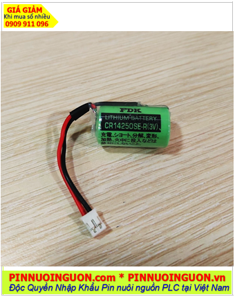 FDK CR14250SE-R; Pin nuôi nguồn PLC FDK CR14250SER1/2AA 850mAh chính hãng _Xuất xứ NHẬT